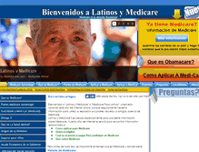 Tablet Screenshot of latinosymedicare.com